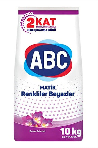 ABC Laundry Detergent 10 Kg (Color+White)