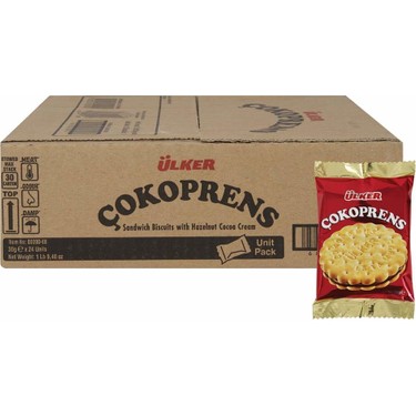 Ulker Cokoprens Biscuit 30 Gr * 24