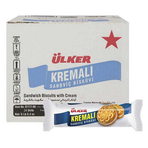 Ulker Sandwich Cream Biscuit 61 gr * 24